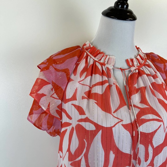 Marie Oliver Tropical Print Dress, Small - Picture 3 of 10